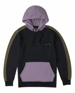 Billabong Blocked Wave Washed Hoodie -Dannershop abyft00155 billabong f blk frt1