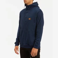 Billabong Hudson Henley Pullover -Dannershop abyft00159 billabong w nvy sd1