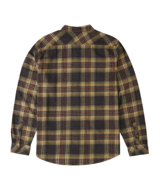 Billabong Coastline Men's Flannel Billabong Coastline Men's Flannel -Dannershop abywt00116 billabong f blk bck1