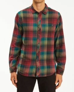 Billabong Coastline Men's Flannel 6 Billabong Coastline Men's Flannel -Dannershop abywt00116 billabong w oxb frt1