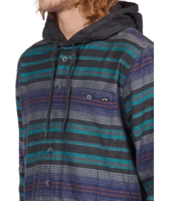Billabong Baja Flannel 11 Billabong Baja Flannel -Dannershop abywt00117 billabong w blk dtl1