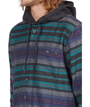 Billabong Baja Flannel Billabong Baja Flannel -Dannershop abywt00117 billabong w blk dtl1