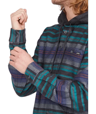 Billabong Baja Flannel Billabong Baja Flannel -Dannershop abywt00117 billabong w blk dtl2