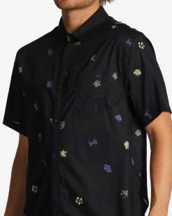 Billabong Sundays Mini Short Sleeve -Dannershop abywt00232 billabong w blk dtl1