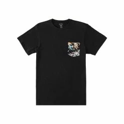 Billabong Team Pocket Tee Shirt -Dannershop abyzt00887 billabong f blk frt1