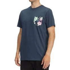 Billabong Team Pocket Tee Shirt -Dannershop abyzt00887 billabong w nvy sd1
