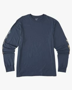 Billabong Dbah Wave Long Sleeve Tee 4 Billabong Dbah Wave Long Sleeve Tee -Dannershop abyzt01305 billabong f nvy frt1