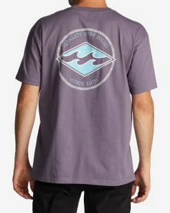 Billabong Rotor Diamond Tee Shirts -Dannershop abyzt01695 billabong w phz bck1