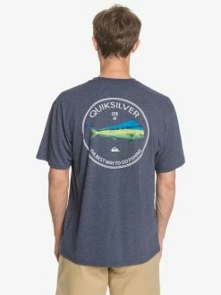 Quiksilver Fish Hero T-Shirt -Dannershop aqmzt03435 fishhero2qmt0 w btlh bck1