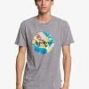 Quiksilver Summers End T-Shirt -Dannershop aqyzt06744 summersendmod w kpvh frt1