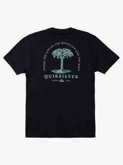 Quiksilver Sea Palm Tee Shirt -Dannershop aqyzt09133 quiksilver f byj0 bck1