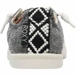 Roxy Bayshore Lace Up Shoes -Dannershop arjs600418 bayshoreiii p blk bck1