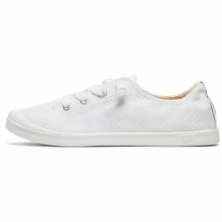 Roxy Bayshore Lace Up Shoes -Dannershop arjs600418 bayshoreiii p wht frt3