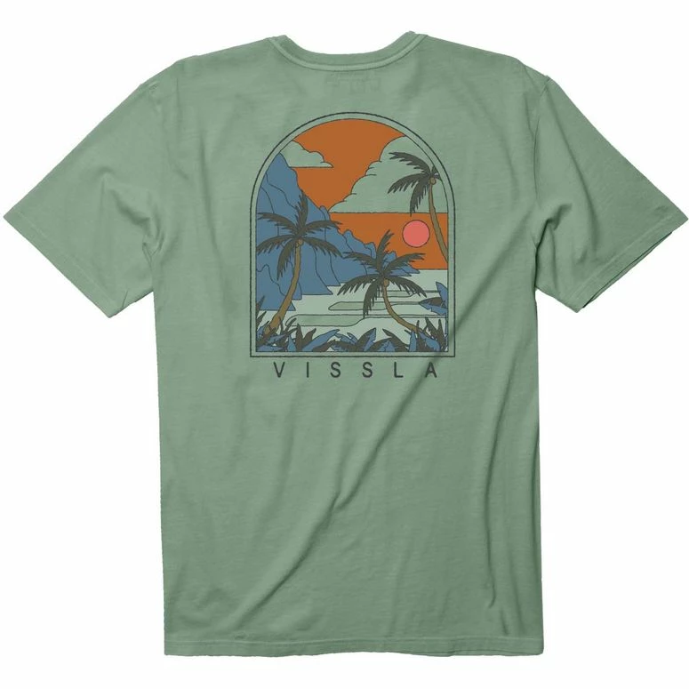 Vissla Bluffs Men's Pocket T-Shirt Vissla Bluffs Men's Pocket T-Shirt -Dannershop dd2348d912944243e45c8e4c14e31f37