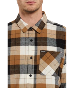 Volcom Caden Plaid Shirt -Dannershop detail A0532005 PWT A 1