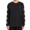 Volcom Deadly Girl Long Sleeve Tee -Dannershop detail A3632004 BLK P 1
