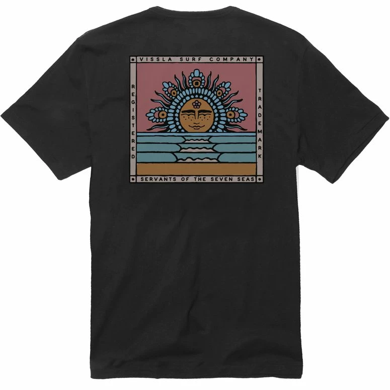 Vissla Sun God Organic Pocket T-Shirt Vissla Sun God Organic Pocket T-Shirt -Dannershop e2b81191703a0ab6f8c5b633a51c4d23