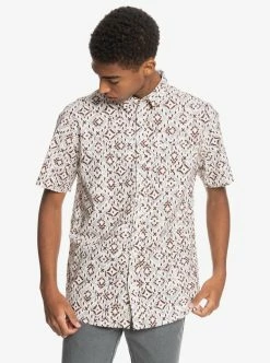 Quiksilver Baja Blue Button Shirt -Dannershop eqywt04146 quiksilver w wcl6 frt1