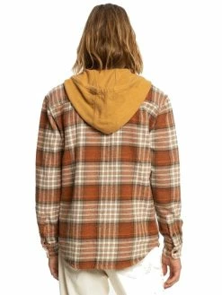 Quiksilver Halidon Long Sleeve Hooded Shirt -Dannershop eqywt04237 quiksilver w cpe1 bck1