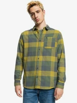 Quiksilver Motherfly Men's Flannel -Dannershop eqywt04248 quiksilver w grm1 frt1
