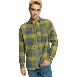 Quiksilver Motherfly Men's Flannel -Dannershop eqywt04248 quiksilver w grm1 frt2 1