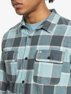 Quiksilver Langton Men's Flannel Shirt -Dannershop eqywt04258 quiksilver w bhj1 frt3