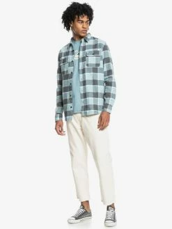 Quiksilver Langton Men's Flannel Shirt -Dannershop eqywt04258 quiksilver w bhj1 frt9