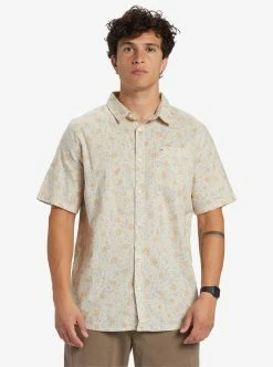 Quiksilver Mellow Fuzz Button Up Shirt -Dannershop eqywt04460 quiksilver w wdw6 frt1