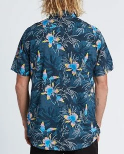 Billabong Sundays Floral Shirt -Dannershop m5041bsf billabong m nvy bck1