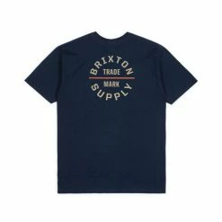 Brixton Oath V T-Shirt -Dannershop oath v s s stt 16170 navy 02 72