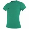 O'Neill Women's 24-7 Hybrid UV Short Sleeve Tee -Dannershop rash guard o neill women s 24 7 hybrid uv short sleeve tee 1