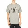 Volcom Lino Stone Tee - Grey -Dannershop t shirt volcom lino stone tee grey 1